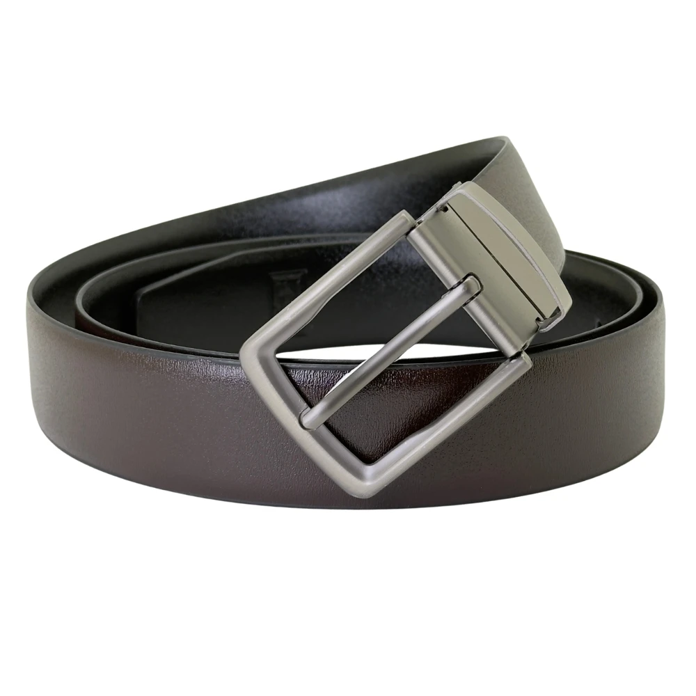 Black Leather Belt for Men