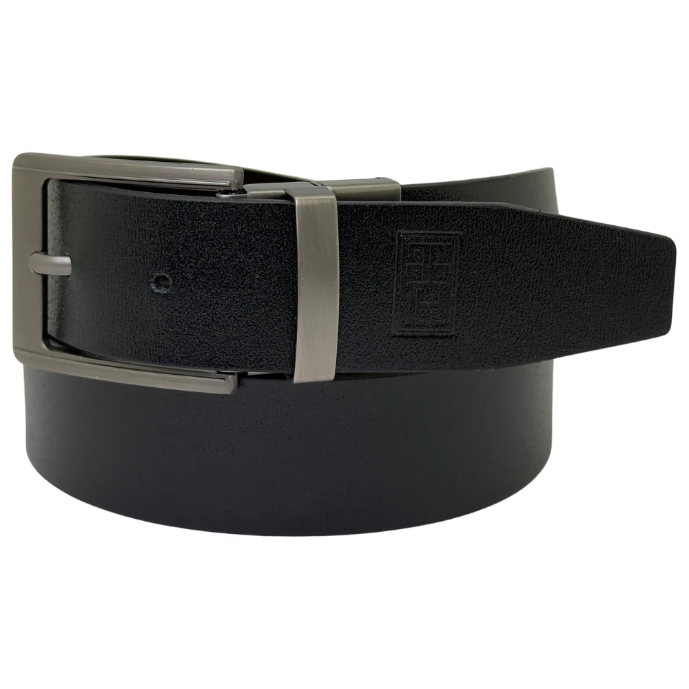 Black Leather Belt for Men