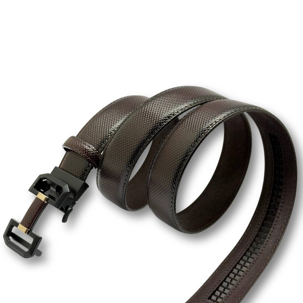 Dark Brown Formal Leather Belt for Men