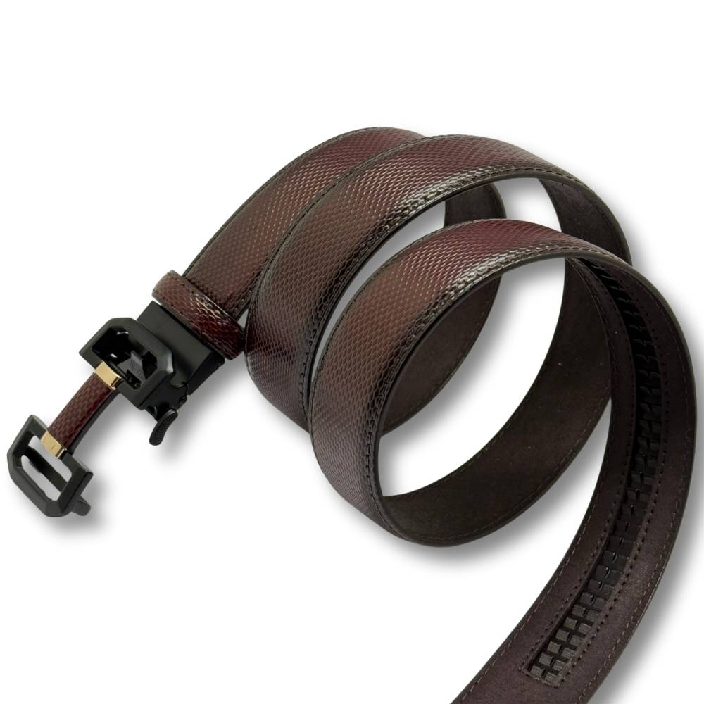 Maroon Formal Leather Belt for Men