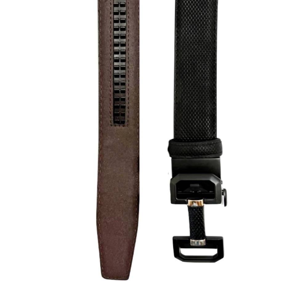 Black Formal Leather Belt for Men