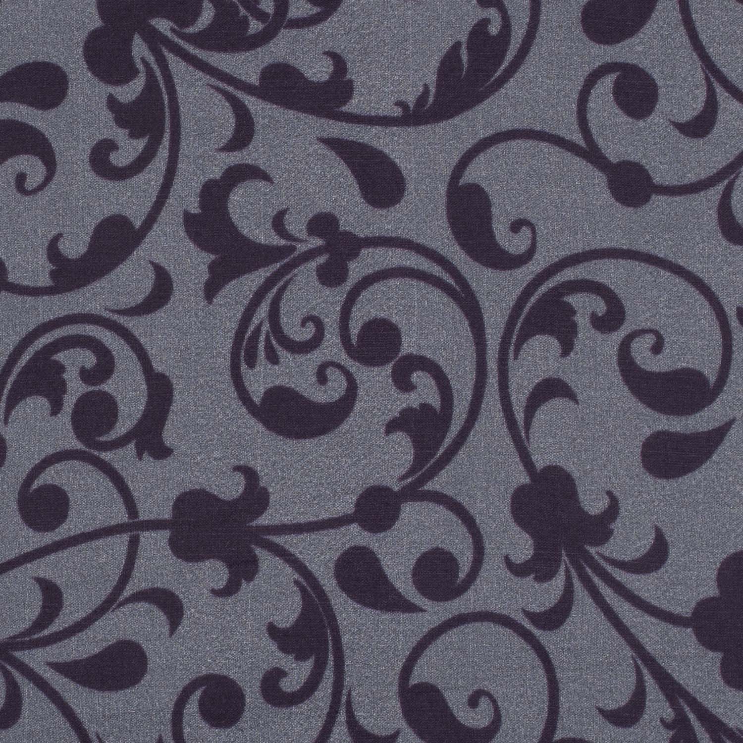 Grey Floral Pocket Square for Men
