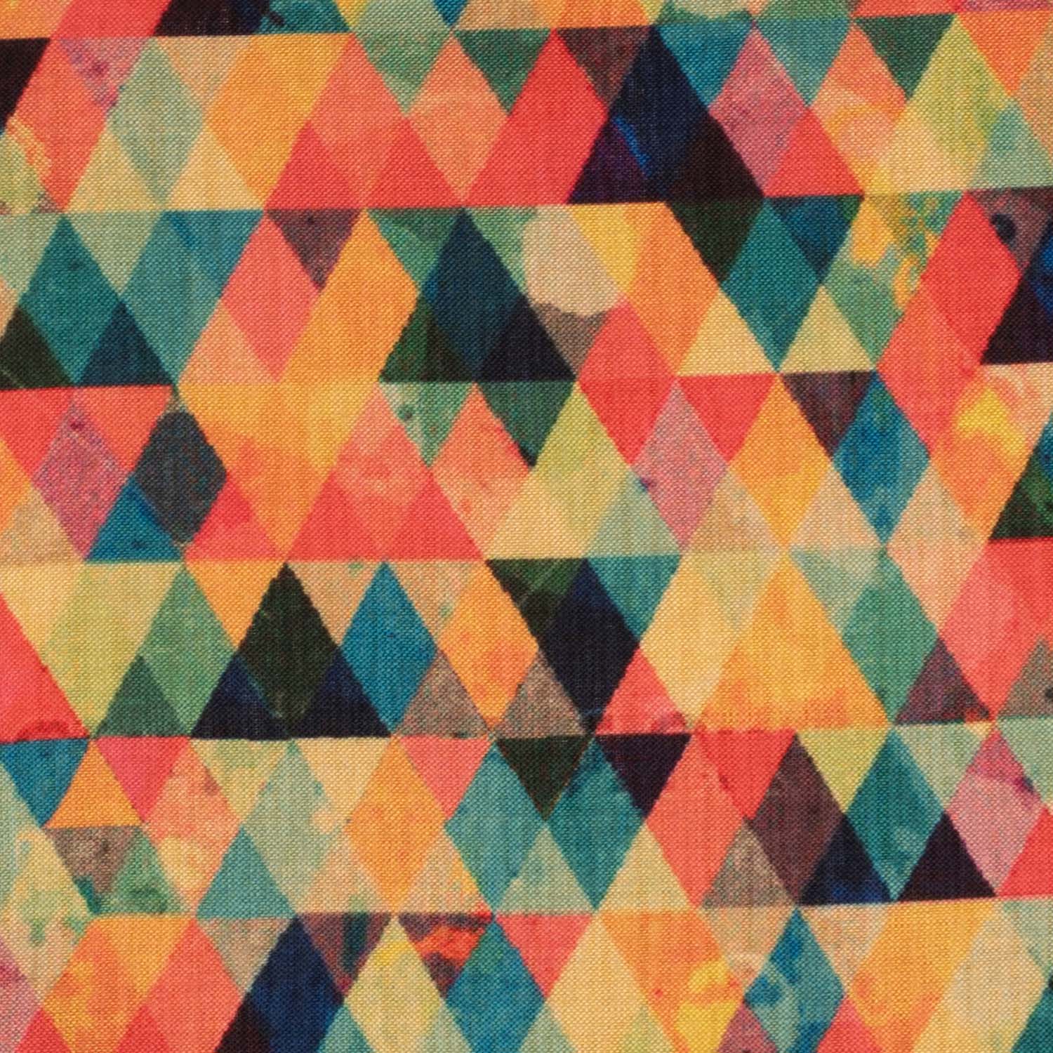 Multicolor Geometric Pocket Square for Men