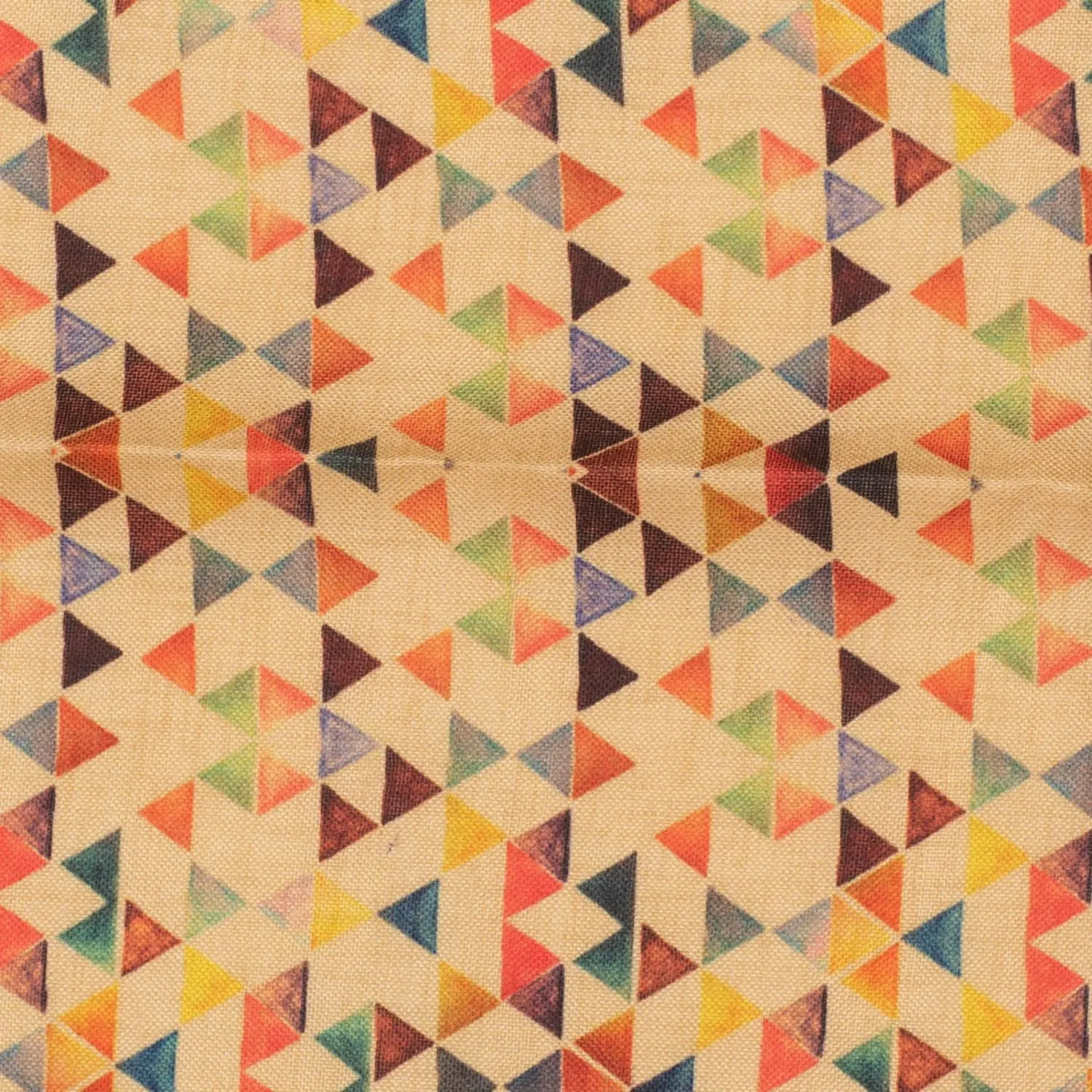 Multicolor Geometric Pocket Square for Men