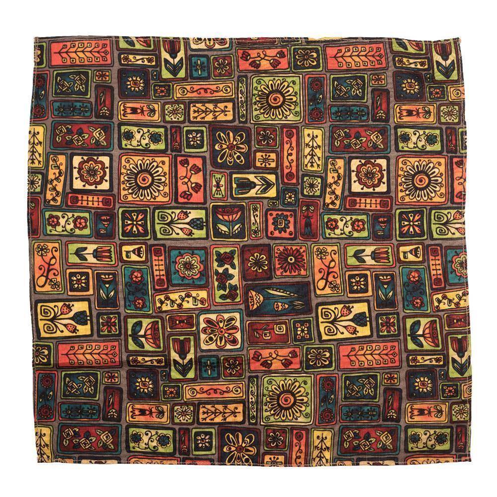 Multicolor Floral Pocket Square for Men