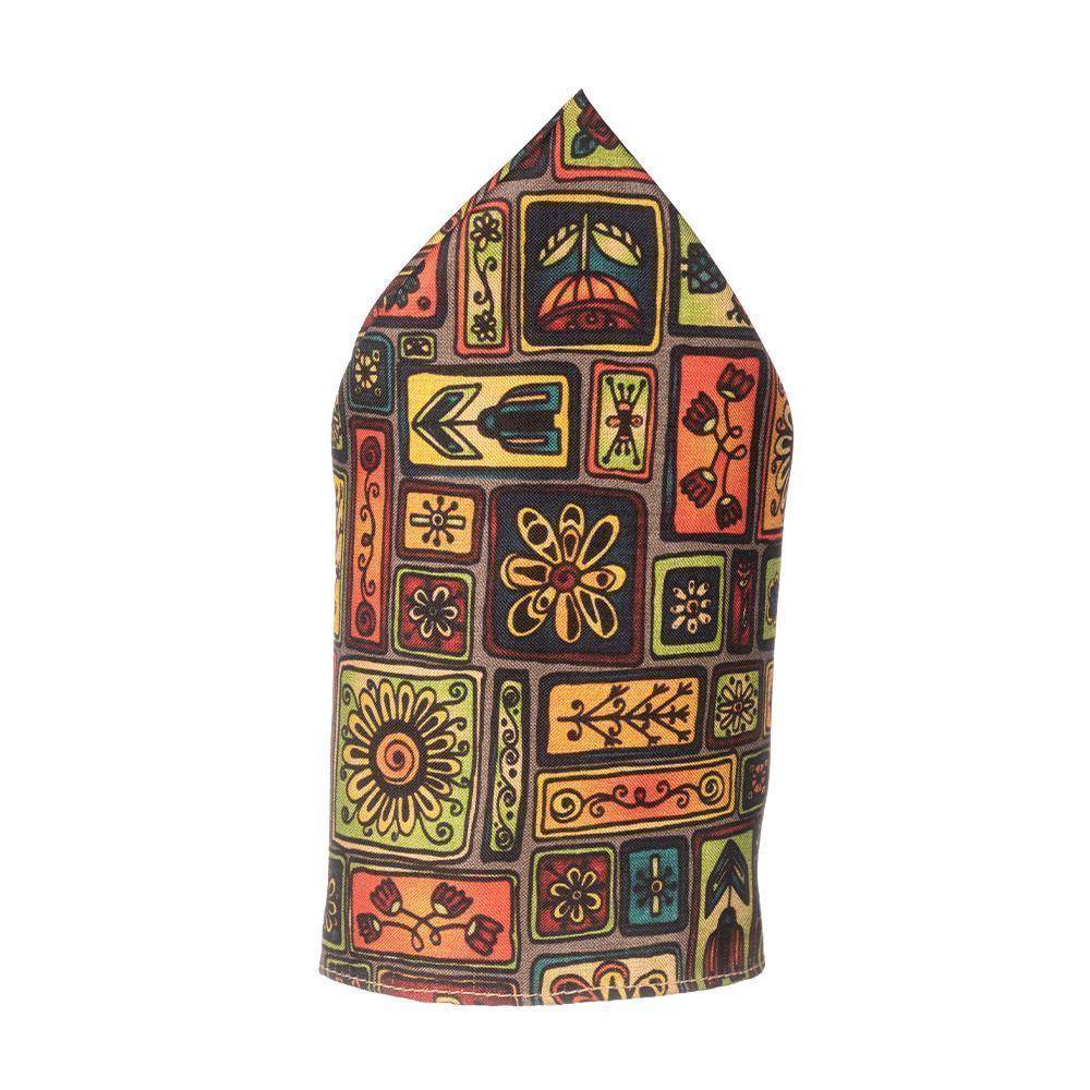 Multicolor Floral Pocket Square for Men