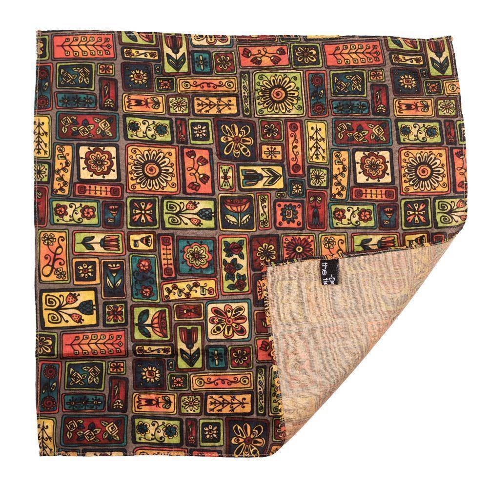 Multicolor Floral Pocket Square for Men