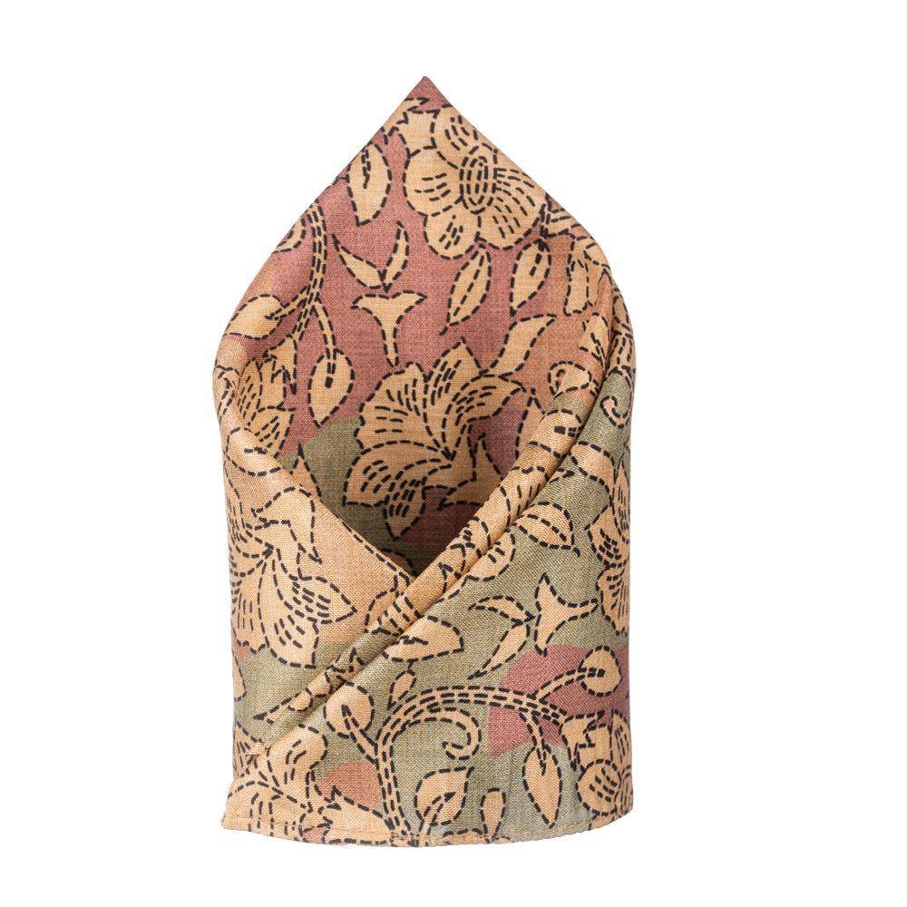 Multicolor Floral Pocket Square for Men