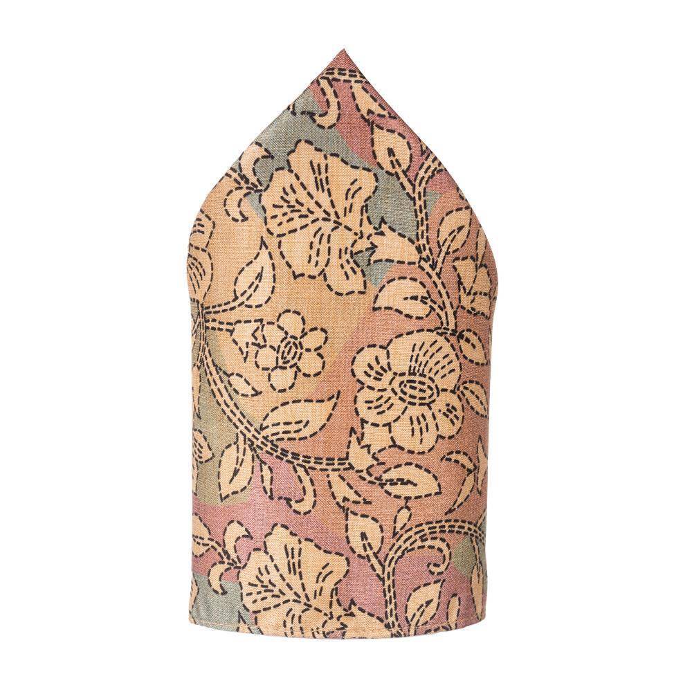 Multicolor Floral Pocket Square for Men