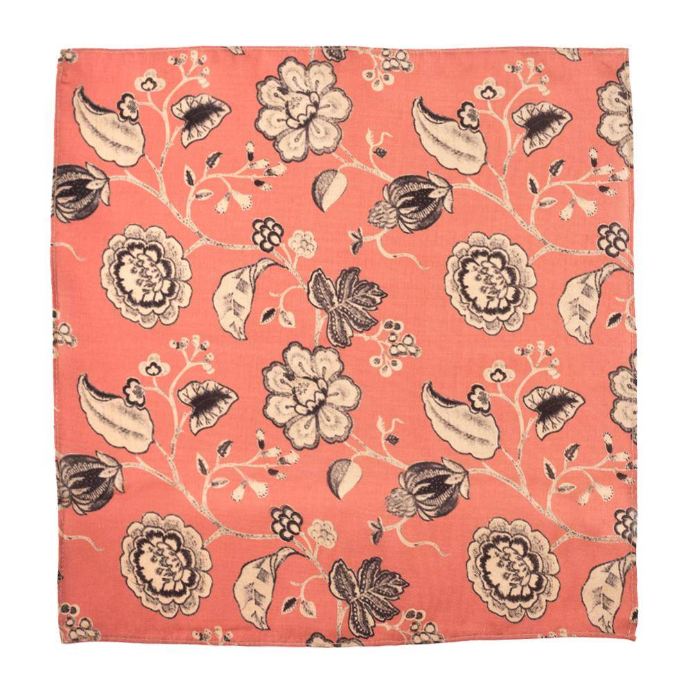 Pink Floral Pocket Square for Men