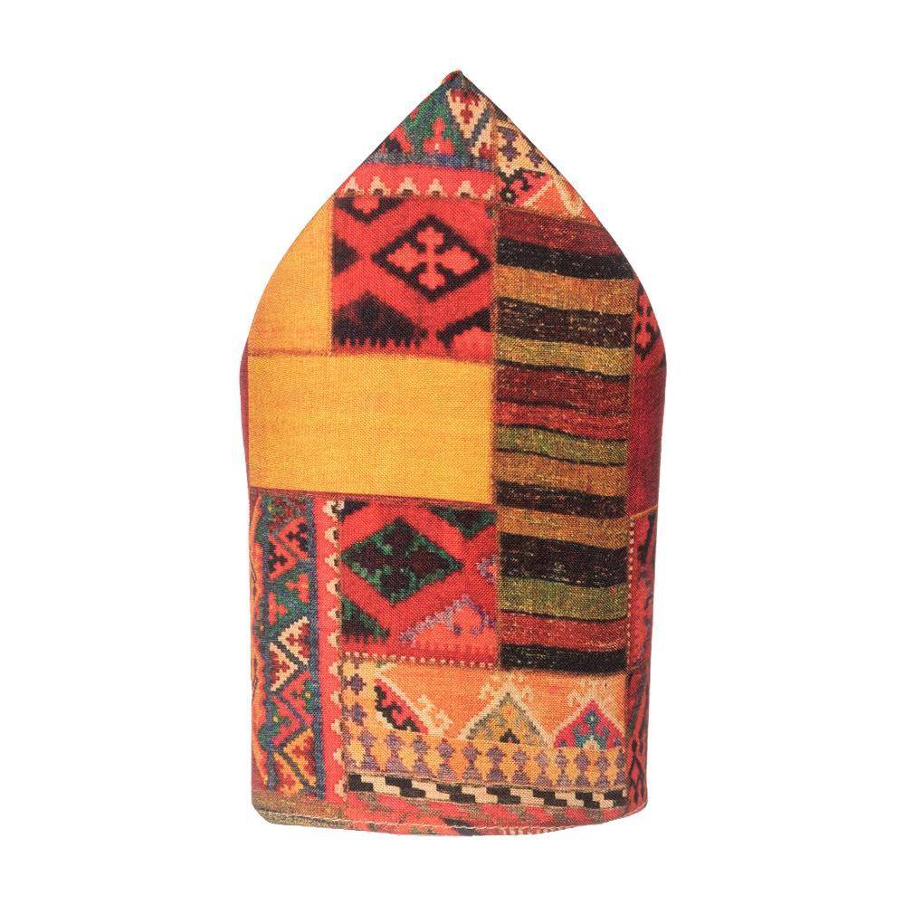 Multicolor Geometric Pocket Square for Men