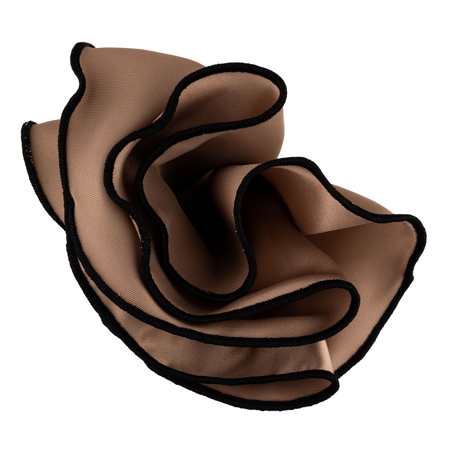 Brown Italian Silk Pocket Square for Men