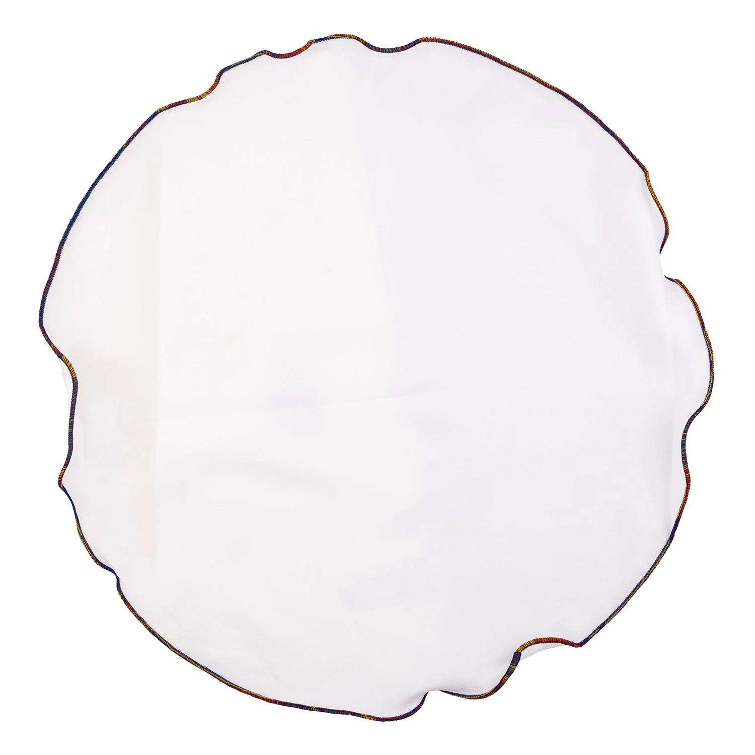 White Italian Silk Pocket Square for Men