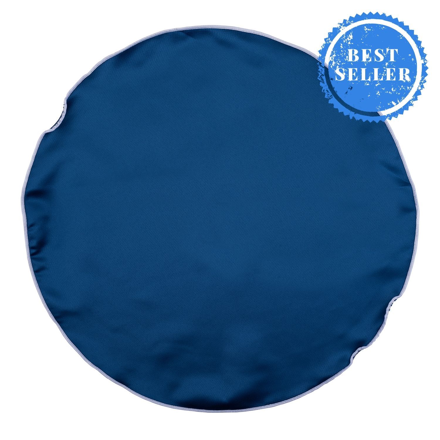 Blue Italian Silk Pocket Square for Men