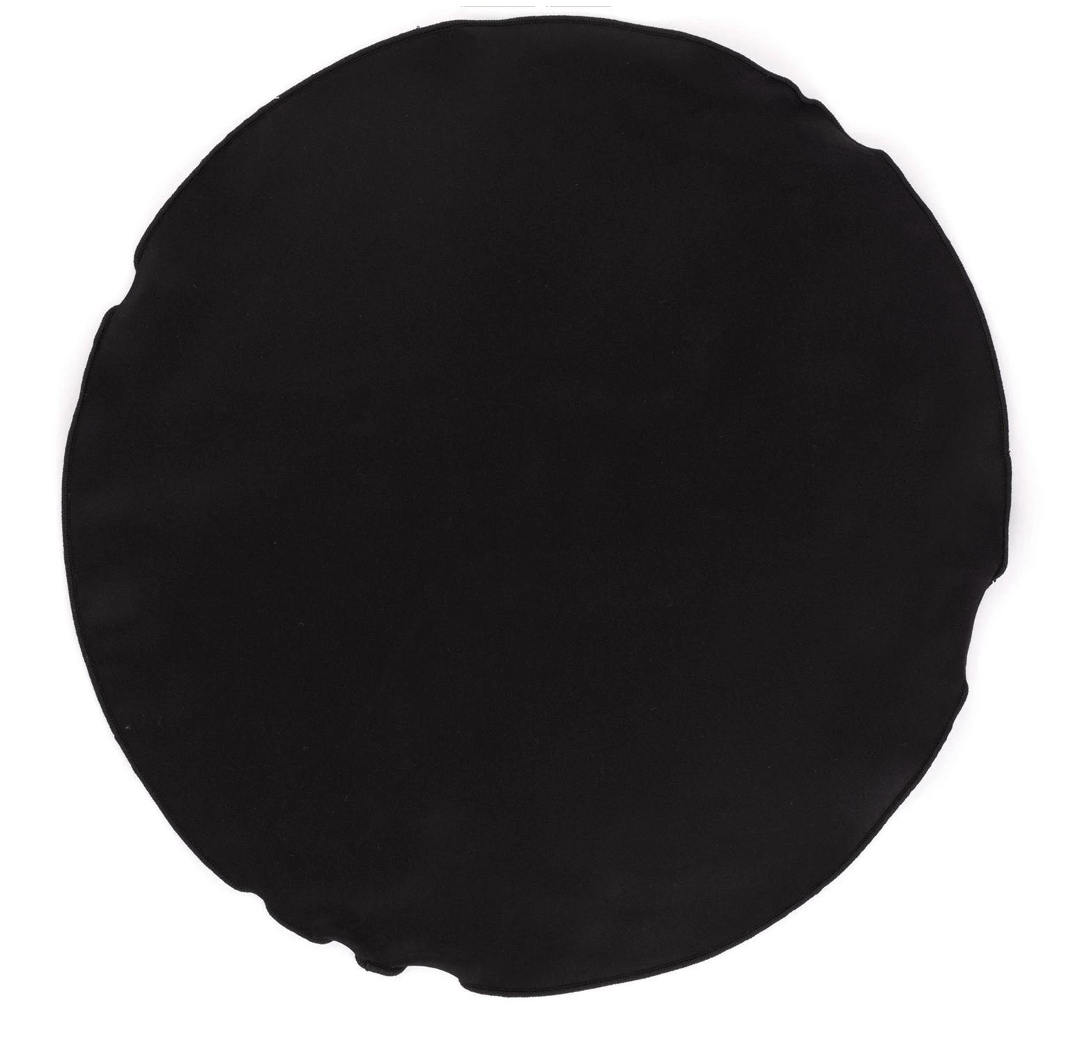 Black Italian Silk Pocket Square for Men