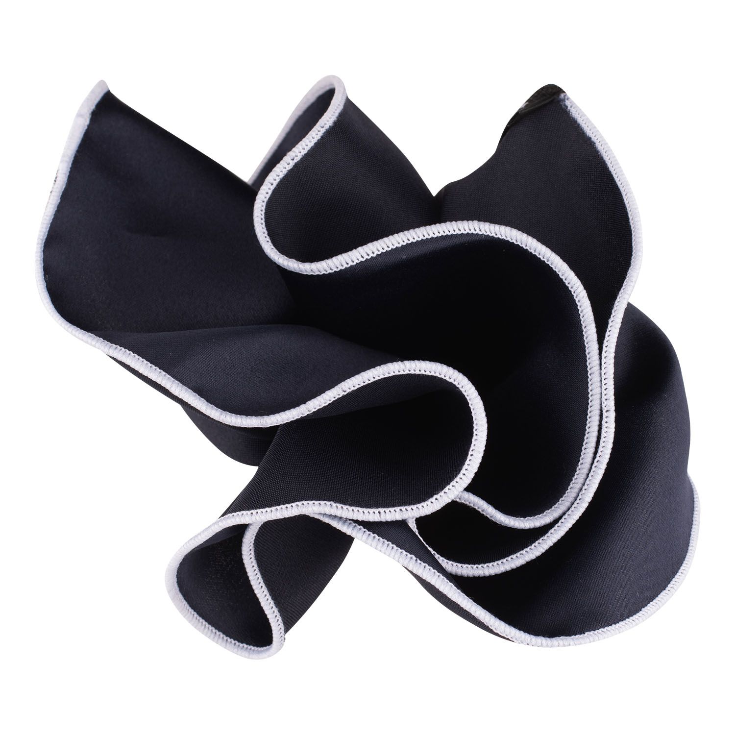 Blue Italian Silk Pocket Square for Men