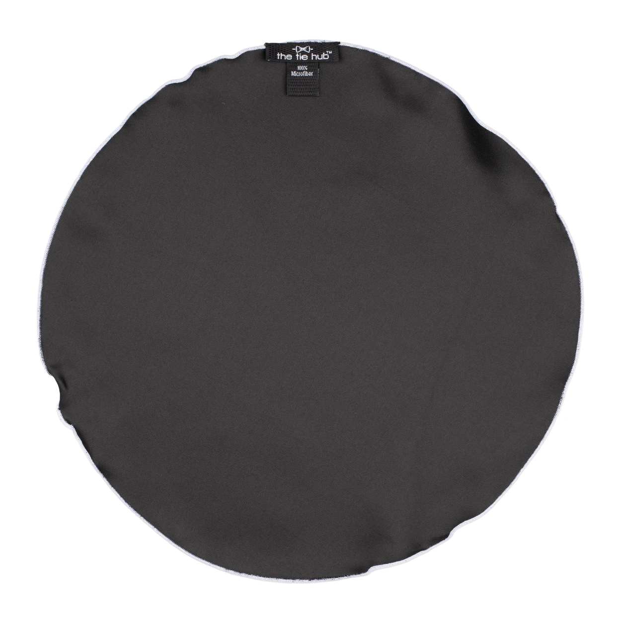 Black Italian Silk Pocket Square for Men