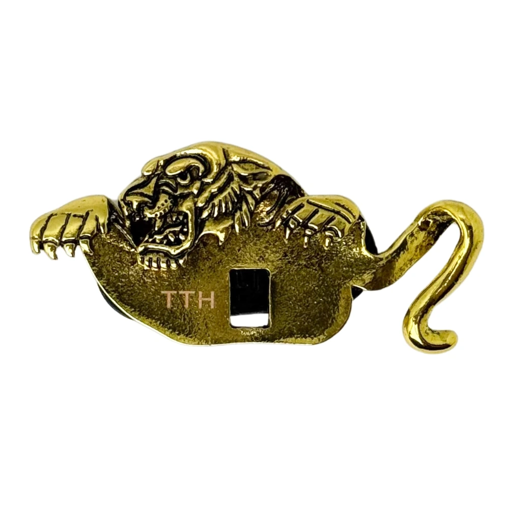 Gold Pocket Square Brooch for Men