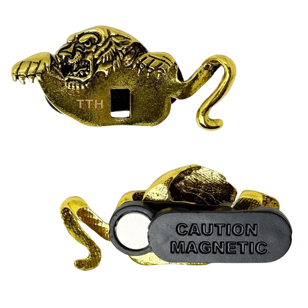 Gold Pocket Square Brooch for Men