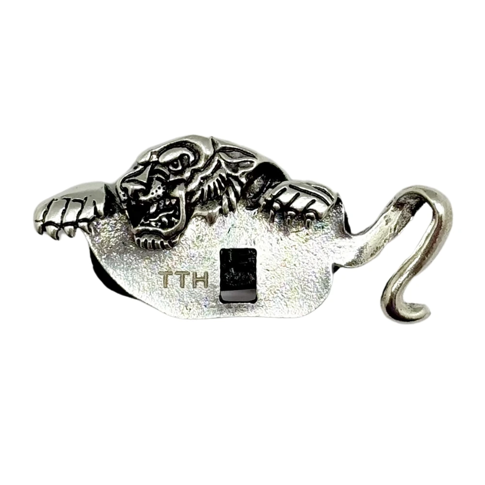 Silver Pocket Square Brooch for Men