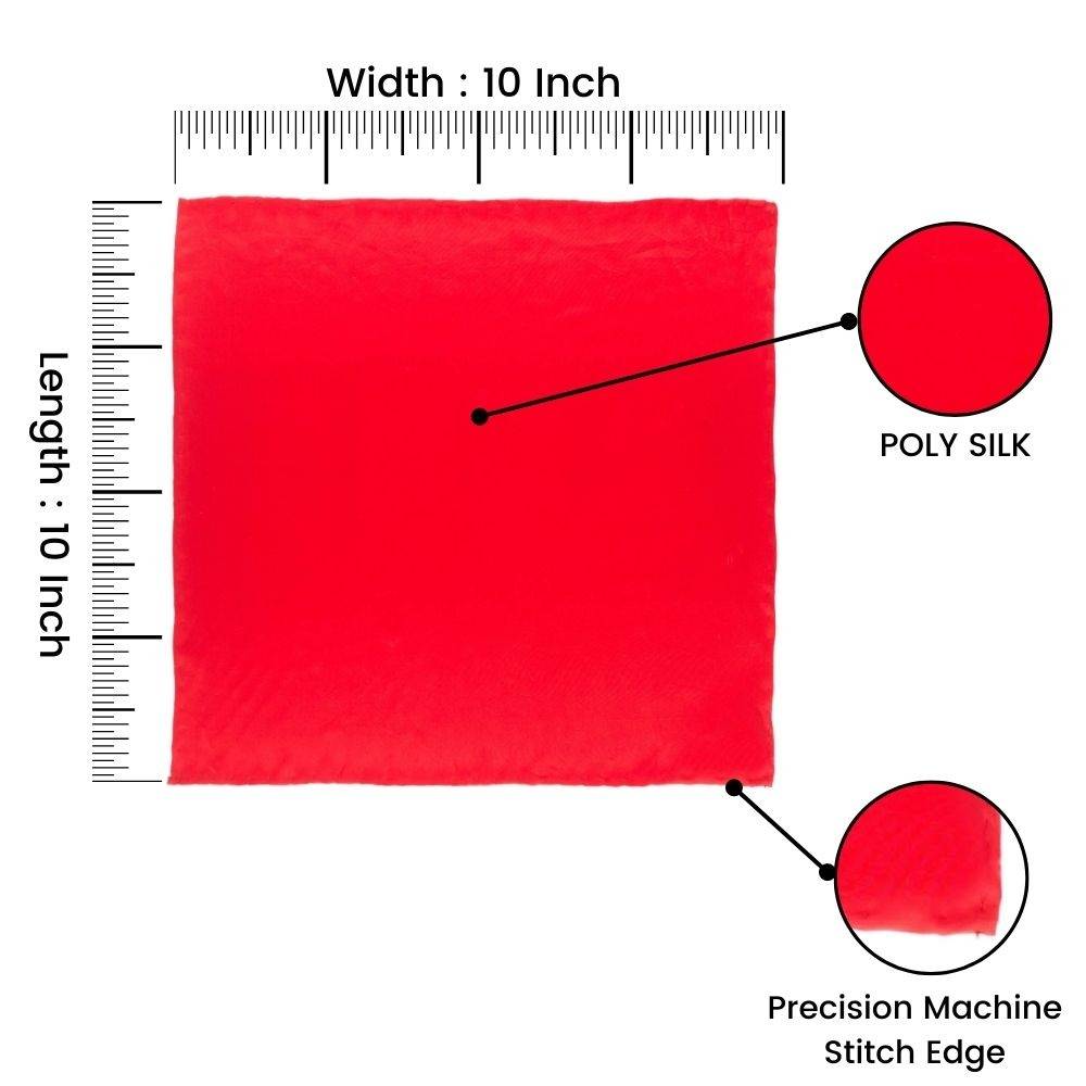 Red Pocket Square Combo for Men