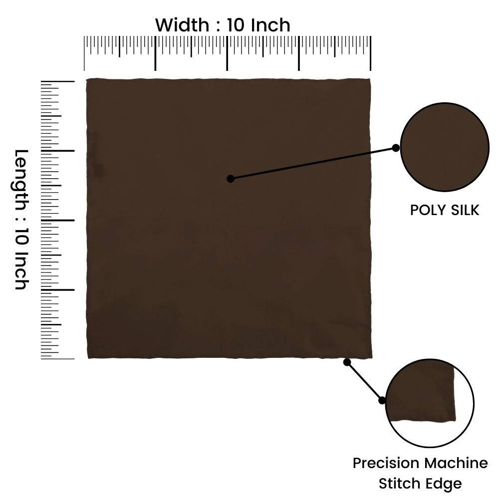 Brown Pocket Square Combo for Men
