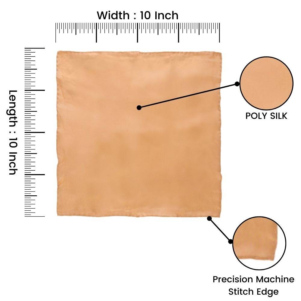 Gold Pocket Square Combo for Men