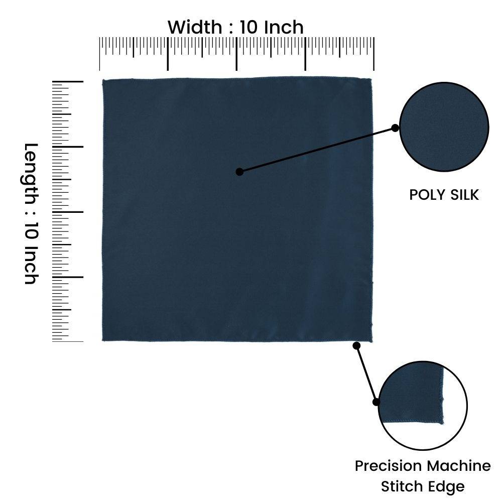 Teal Pocket Square Combo for Men