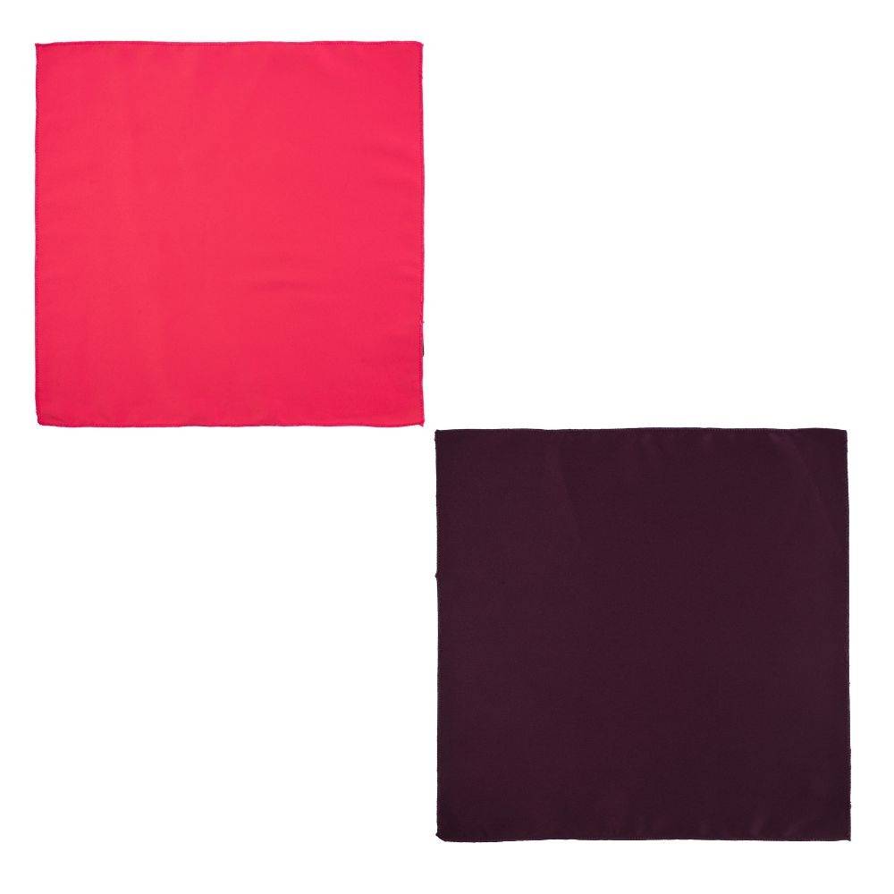 Raspberry Pink Pocket Square Combo for Men
