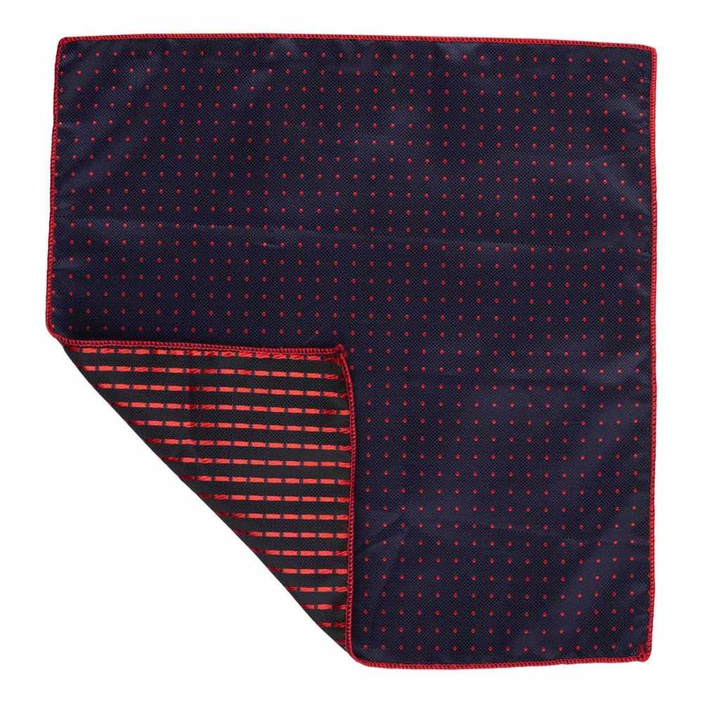 Navy Blue Pocket Square Combo for Men