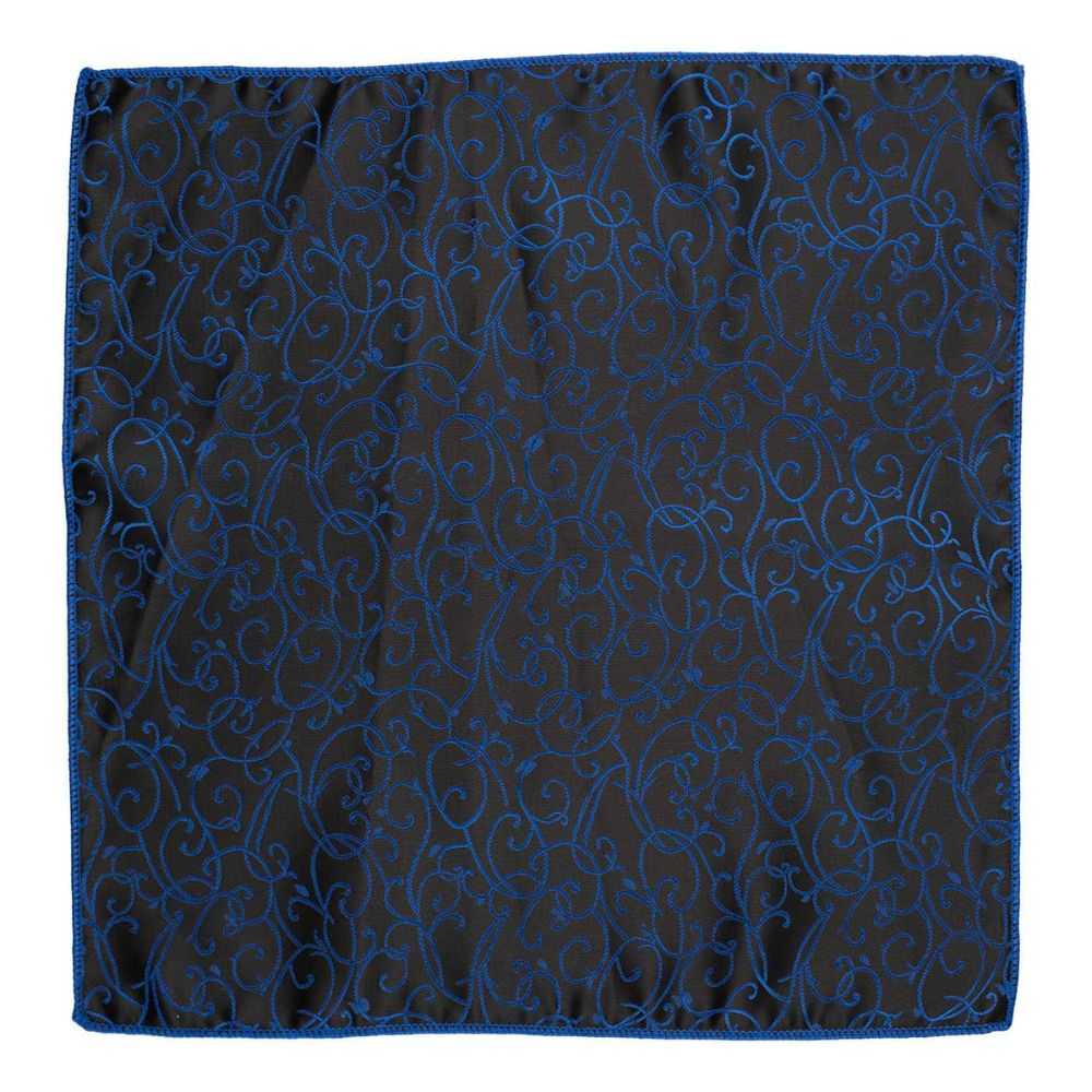 Navy Blue Pocket Square Combo for Men