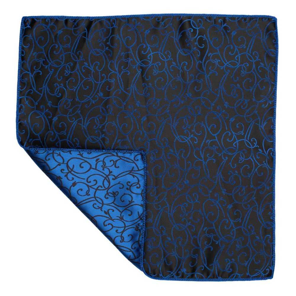 Navy Blue Pocket Square Combo for Men