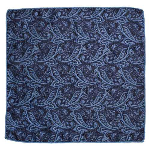 Navy Blue Pocket Square Combo for Men