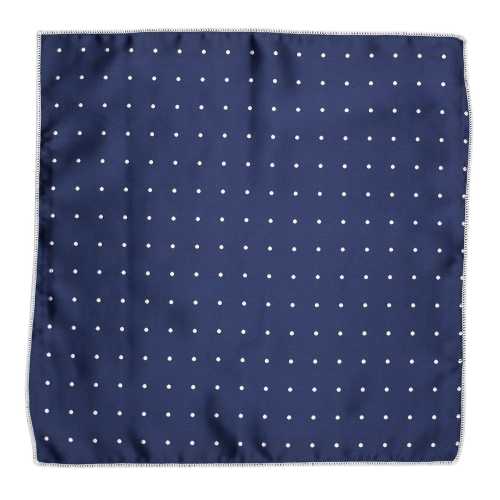 Navy Blue Pocket Square Combo for Men
