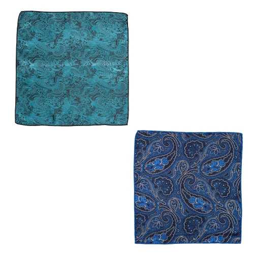 Teal Pocket Square Combo for Men