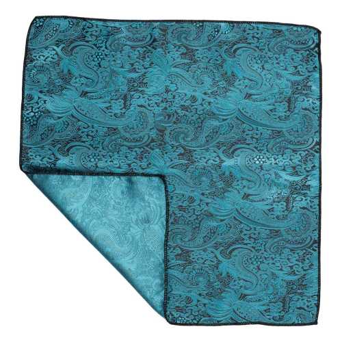 Teal Pocket Square Combo for Men