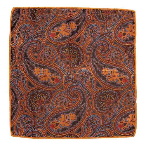 Orange Pocket Square Combo for Men