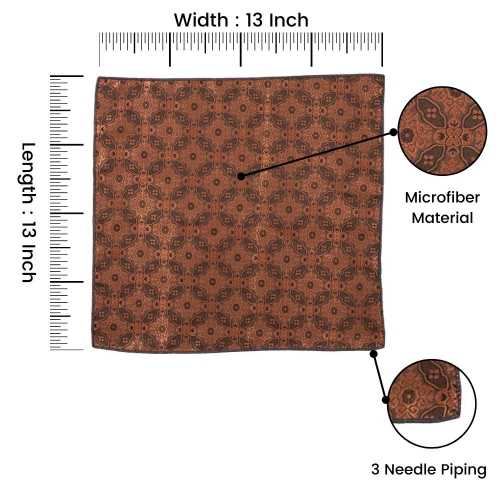 Orange Pocket Square Combo for Men