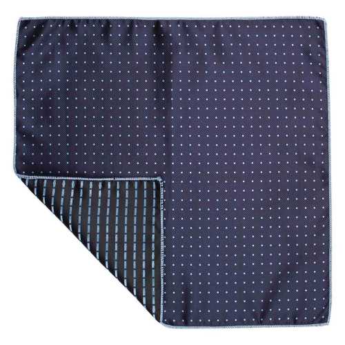 Navy Blue Pocket Square Combo for Men