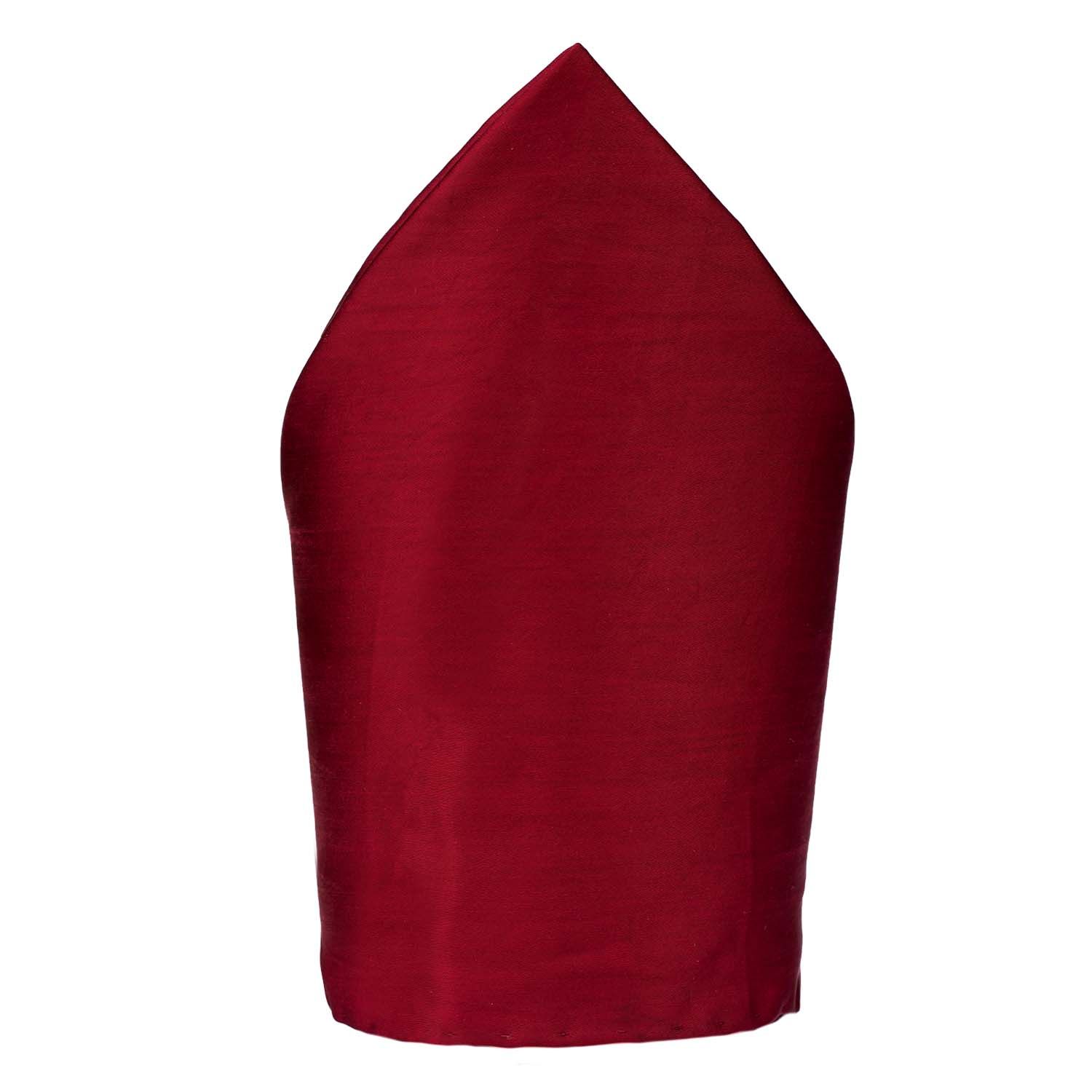 Burgundy Pocket Square for Men