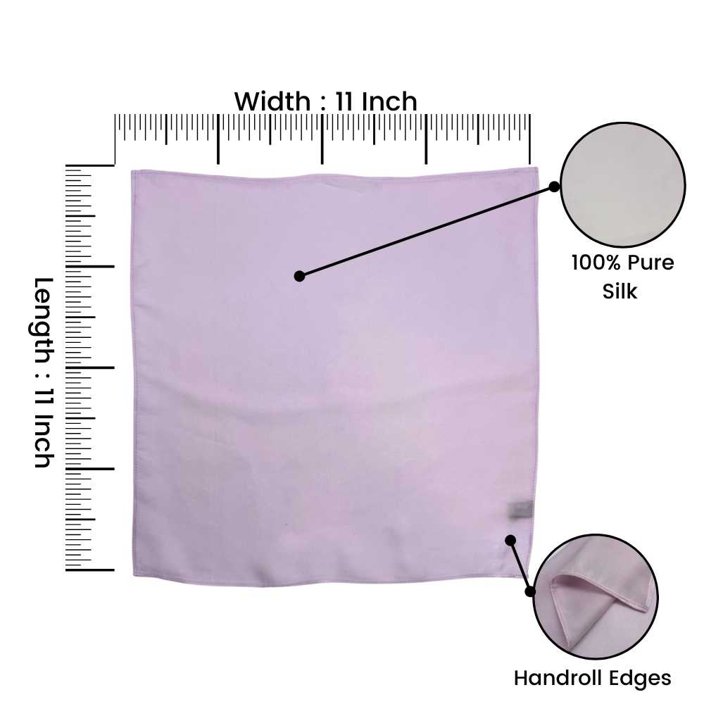 Purple Pocket Square for Men