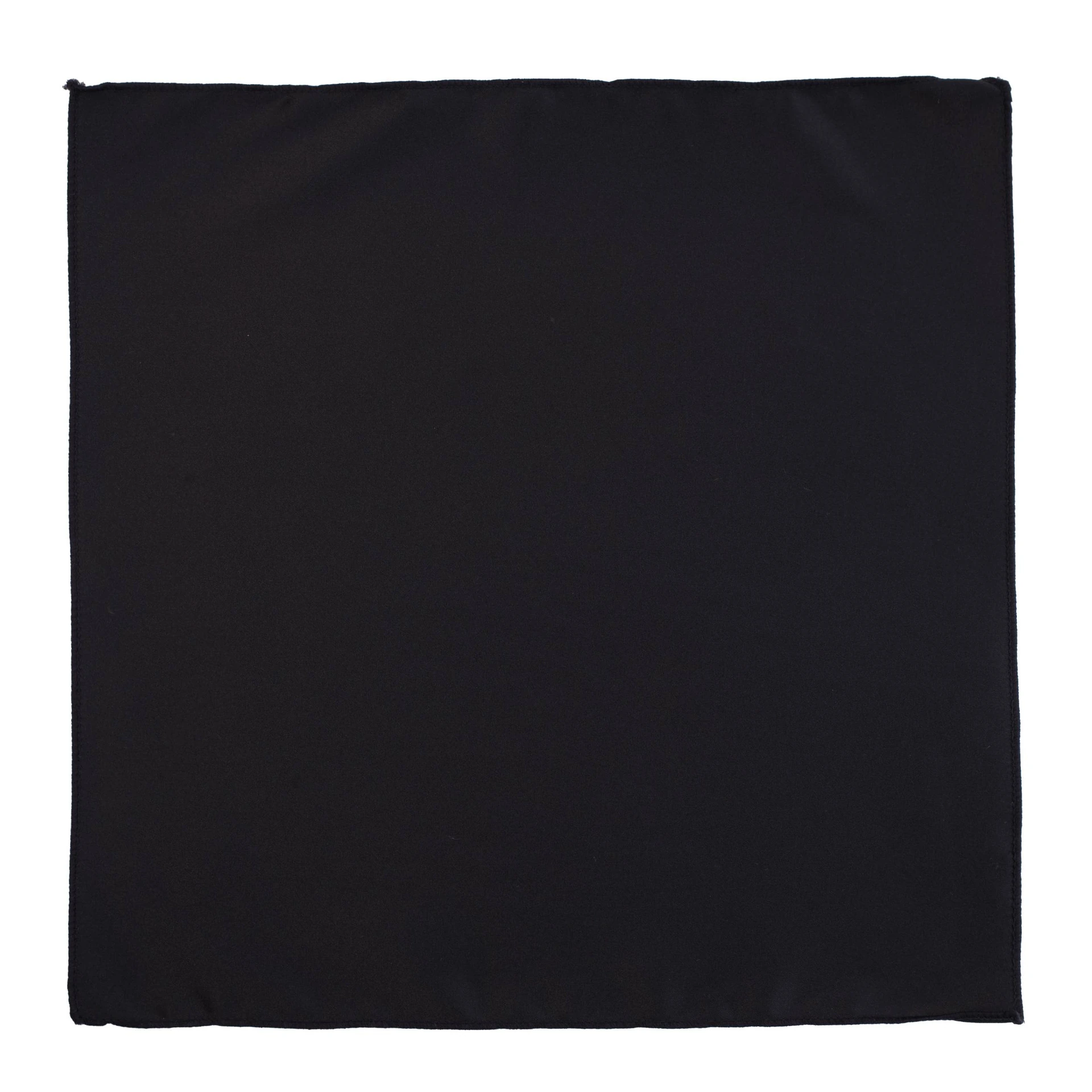 Black Pocket Square for Men