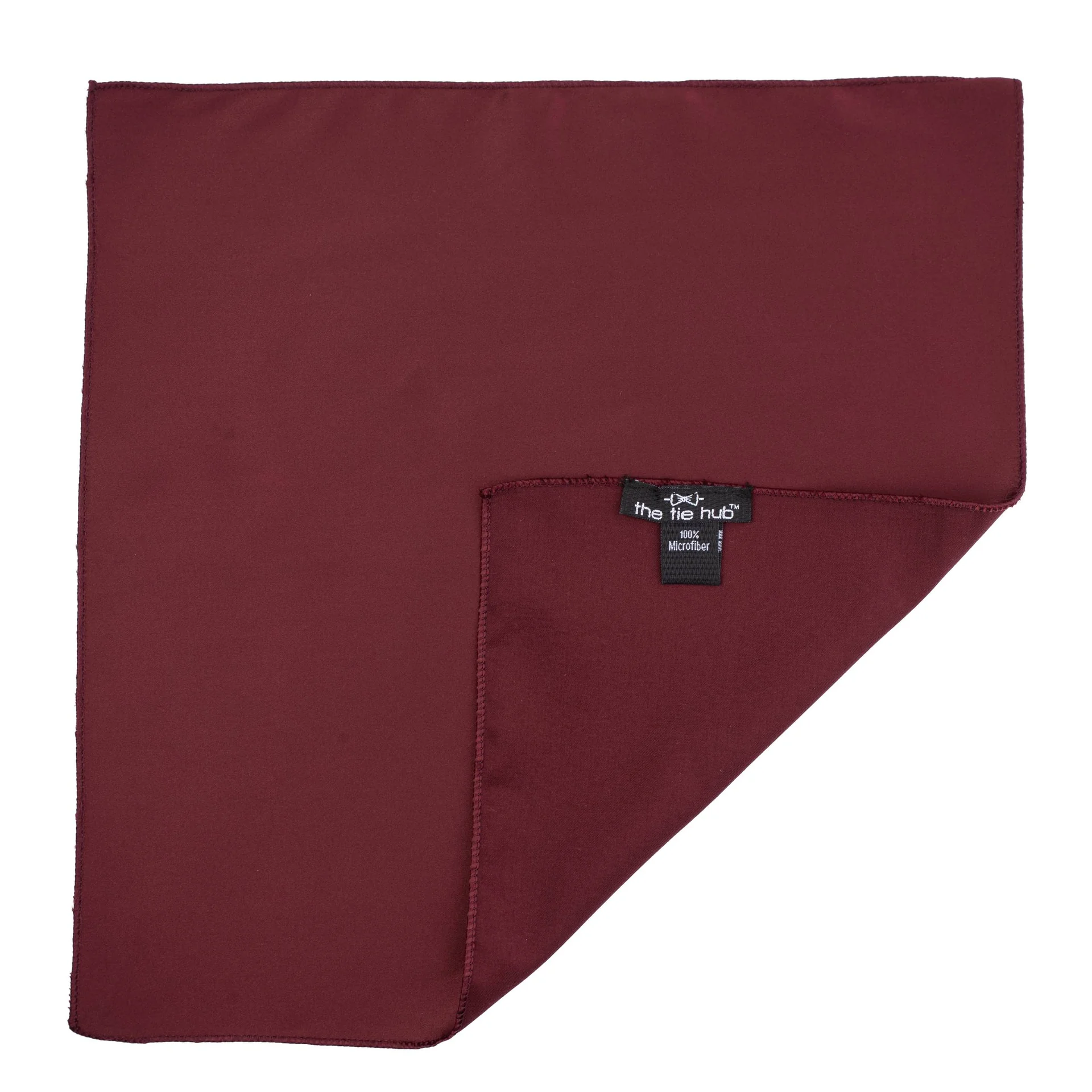Burgundy Pocket Square for Men