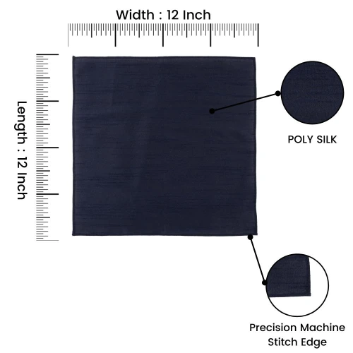 Blue Pocket Square for Men