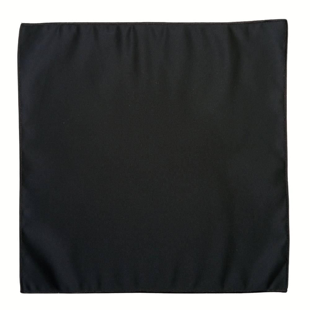 Black Pocket Square for Men