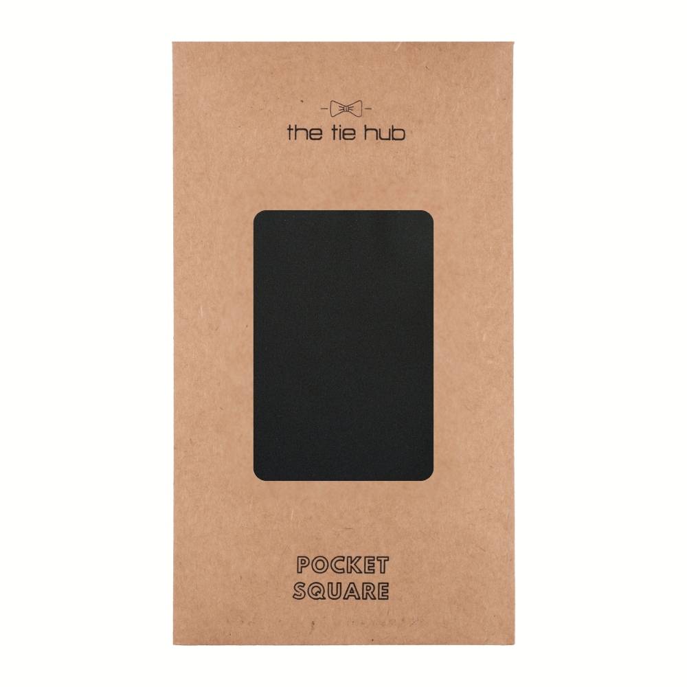Black Pocket Square for Men