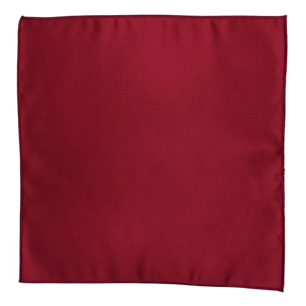 Burgundy Pocket Square for Men