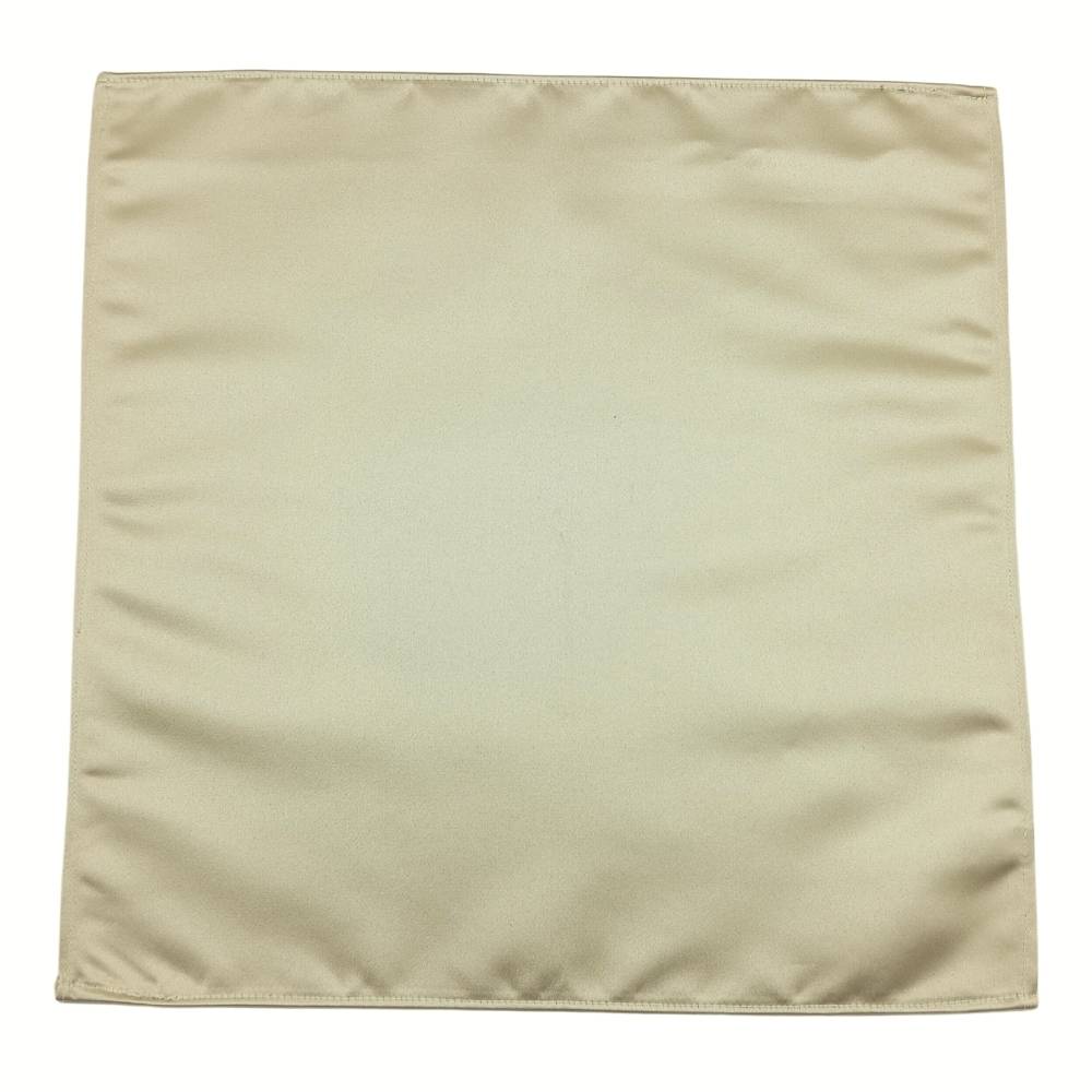Cream Pocket Square for Men