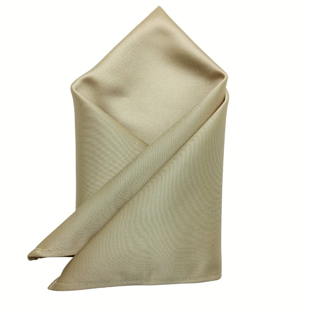 Cream Pocket Square for Men