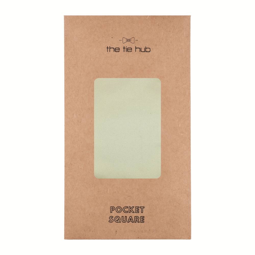 Cream Pocket Square for Men